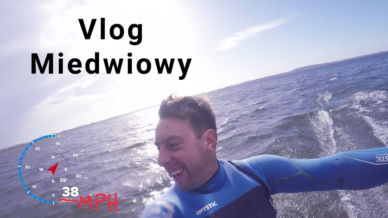 Windsurfing 40 (74 km/h) węzłów na Miedwiu!