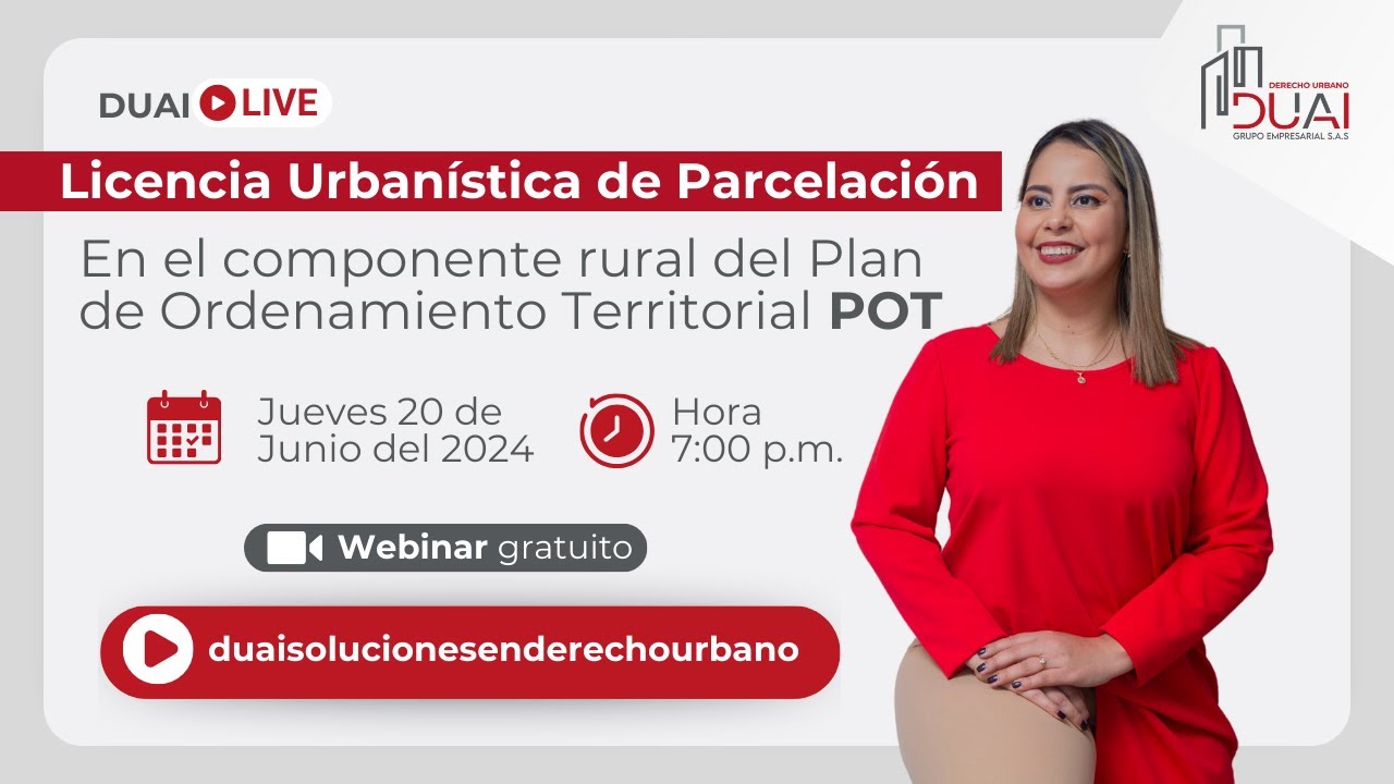 Licencia Urbanística de Parcelación: En el componente rural del Plan de Ordenamiento Territorial POT