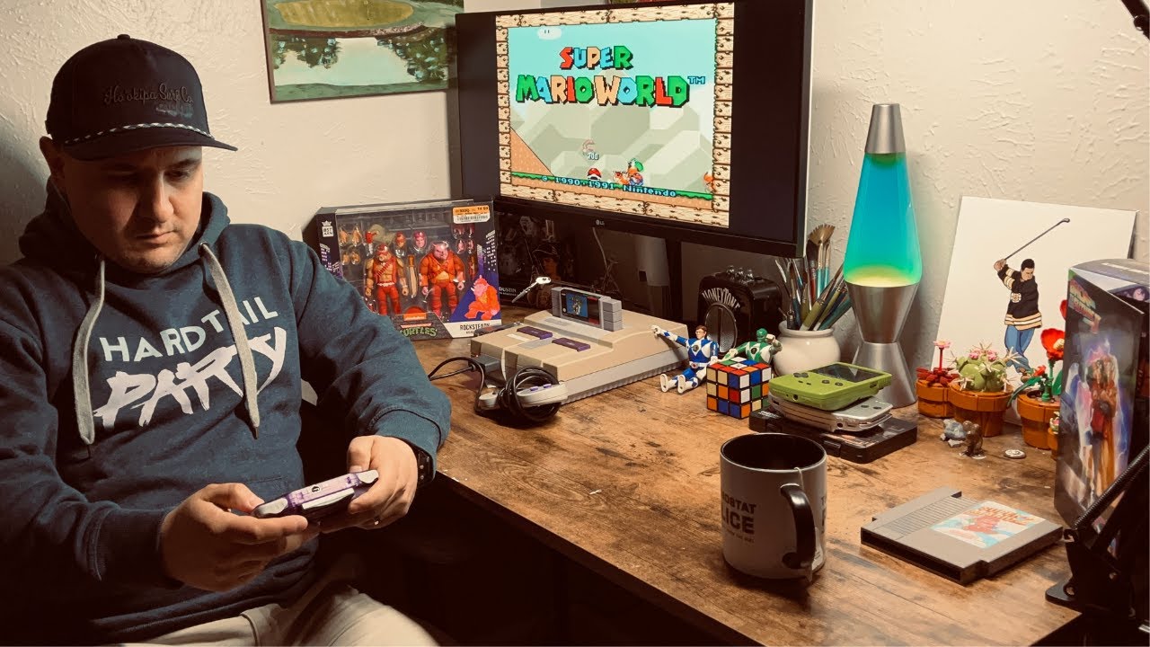 My COZY Retro Gaming Nook - Nintendo, Super Nintendo, Gameboy