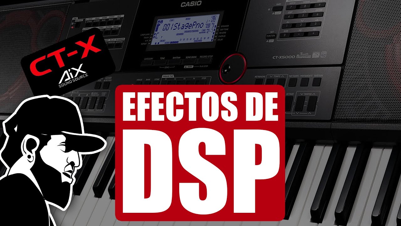 Como Aplicar DSP Nos Timbres | Casio CT-X5000
