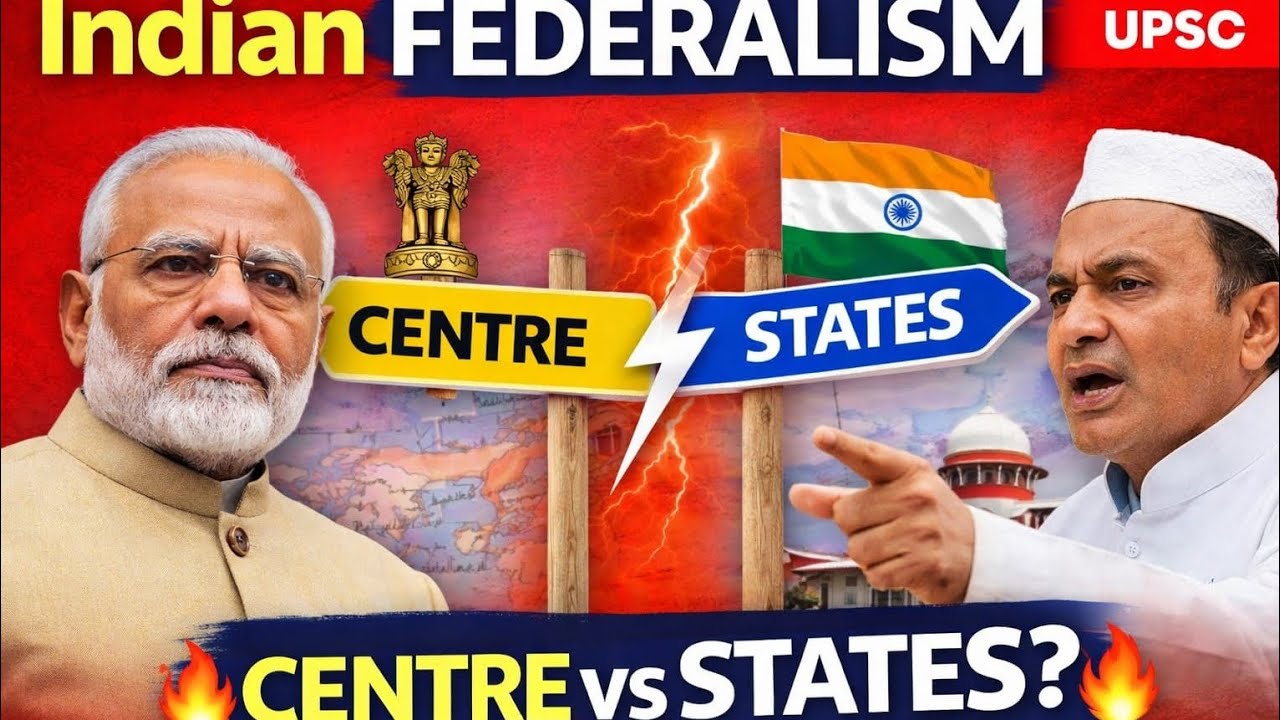 Indian Federalism Upsc #indianconstituion #federalism #dailyanalysis 