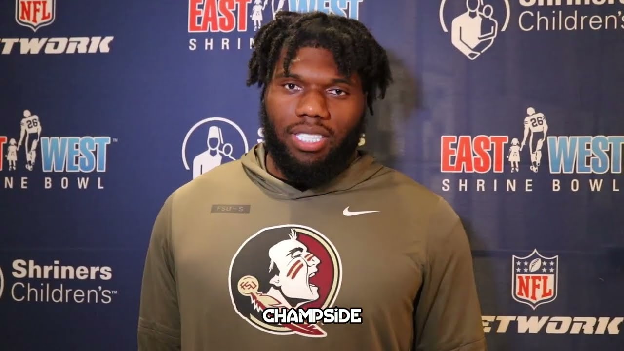 FSU Darrell Jackson Jr interview at Shrine Bowl