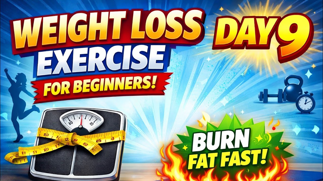 Weight Loss Workout for Beginners – Day 9 | Burn Fat Fast at Home | Easy Home Workout for Beginners