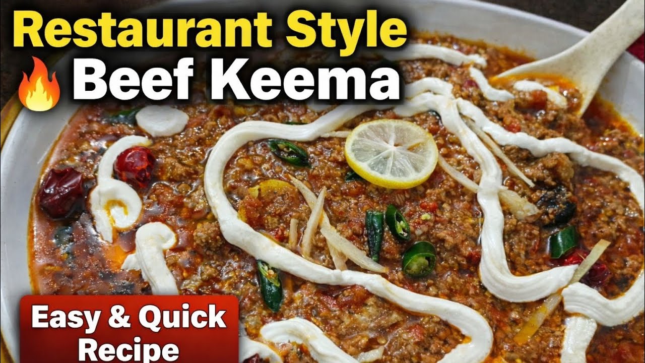 Beef Keema Recipe | Easy & Delicious Beef Keema Recipe at Home | Spicy Minced Beef Curry