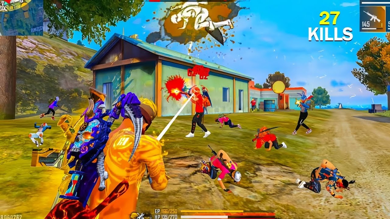 27 Kills Monster Gameplay 😱 Full Squad Wipe in Free Fire 🔥