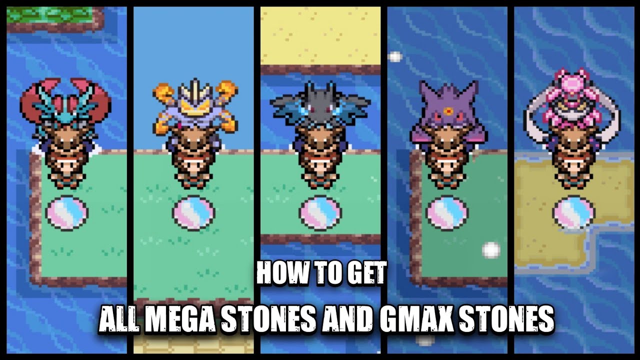 Pokemon Radical Red 4.1 - All Mega Stone Locations (Easy/Normal Mode)
