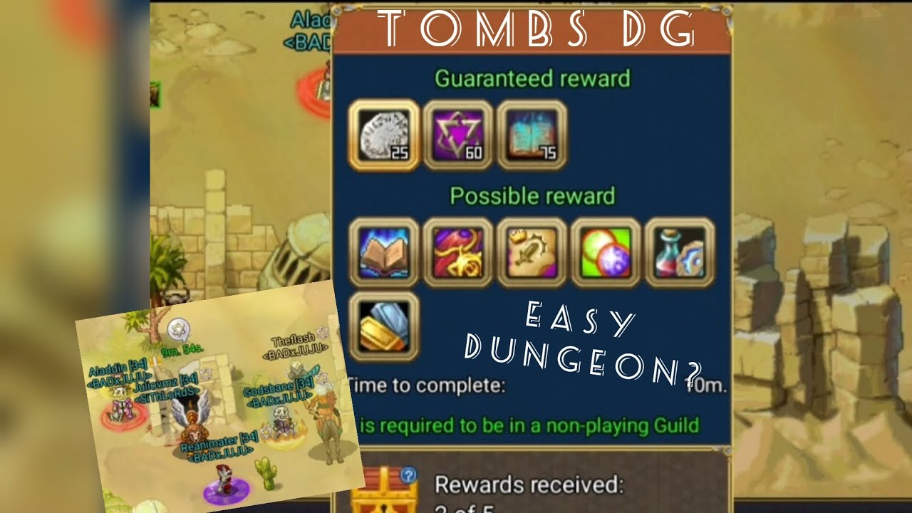New Map Tombs Dungeon - Warspear Online