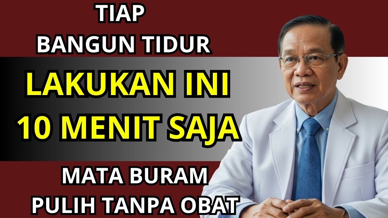 LAKUKAN INI 10 MENIT SAJA SETIAP PAGI‼️Mata Buram Bisa Pulih Tanpa Obat Dan Cepat