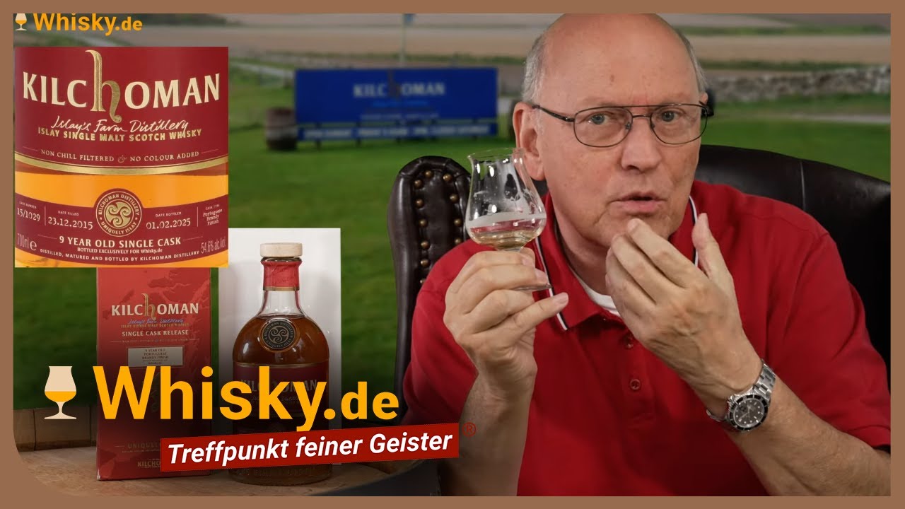 Kilchoman Portuguese Brandy Single Cask Finish - Whisky.de Exklusiv 9 Jahre | Whisky Verkostung