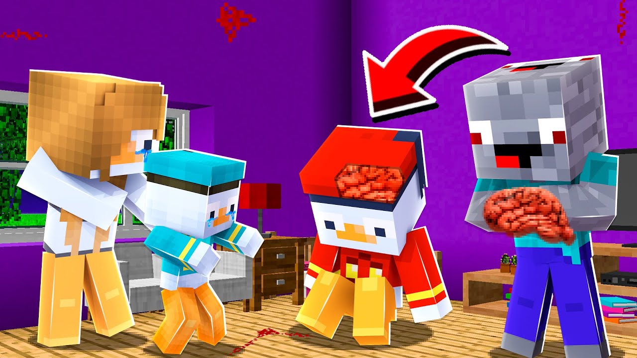ICH FRESSE ENTES FAMILIE als ZOMBIE in Minecraft !
