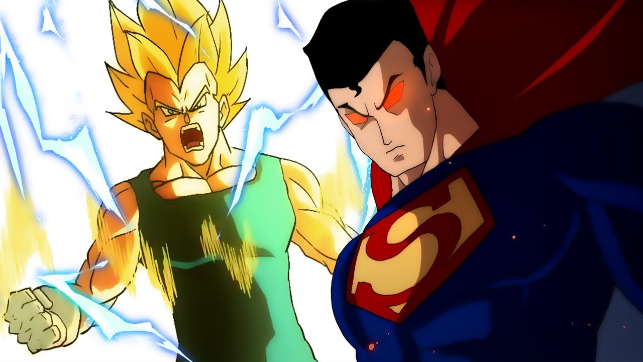 GOKU & SAITAMA : VEGETA vs SUPERMAN !!! DRAGON BALL x ONE PUNCH MAN