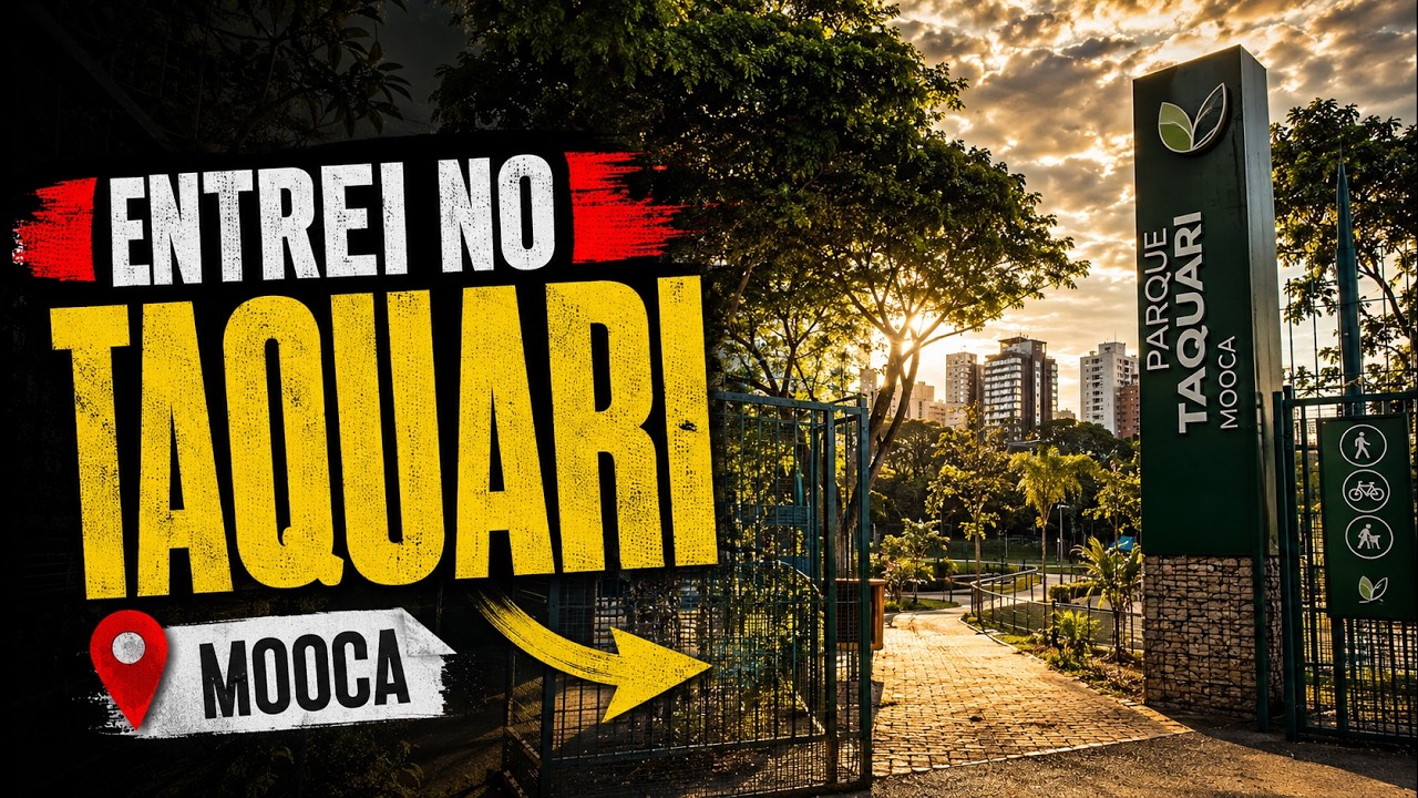 ENTREI NO PARQUE TAQUARI NA MOOCA!