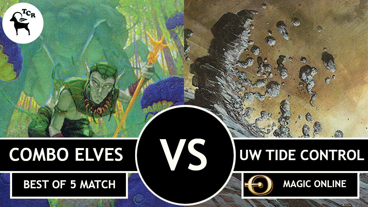 Premodern Combo Elves vs UW Tide Control - MTGO Best of 5 Match