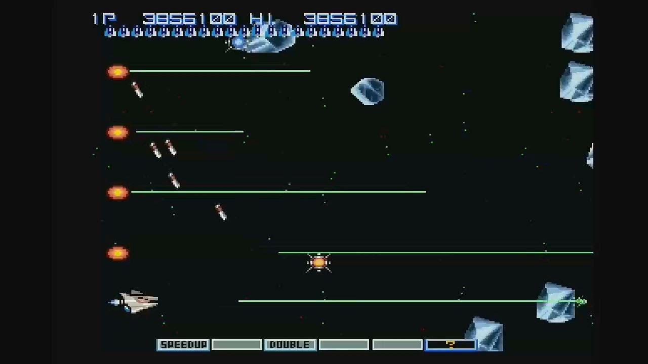 グラディウスⅡ（1番装備） アーケード版　6周目クリア