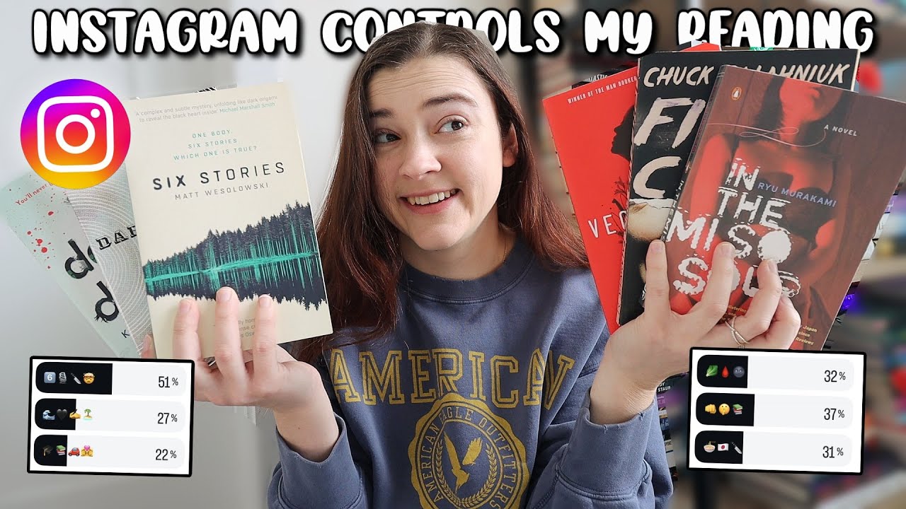 Instagram Controls my TBR 😳😅📖 [Backlist Bonanza ep. 5] reading vlog
