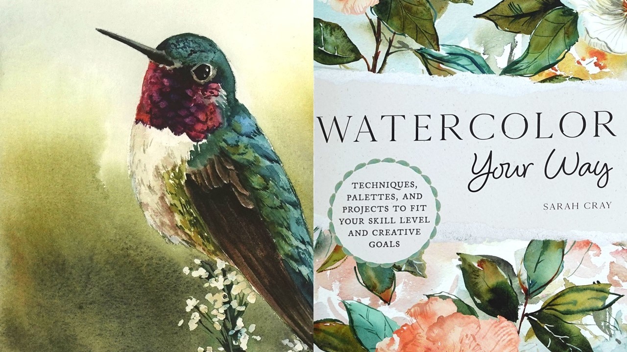 Watercolor Your Way by Sarah Cray | Art Book Review