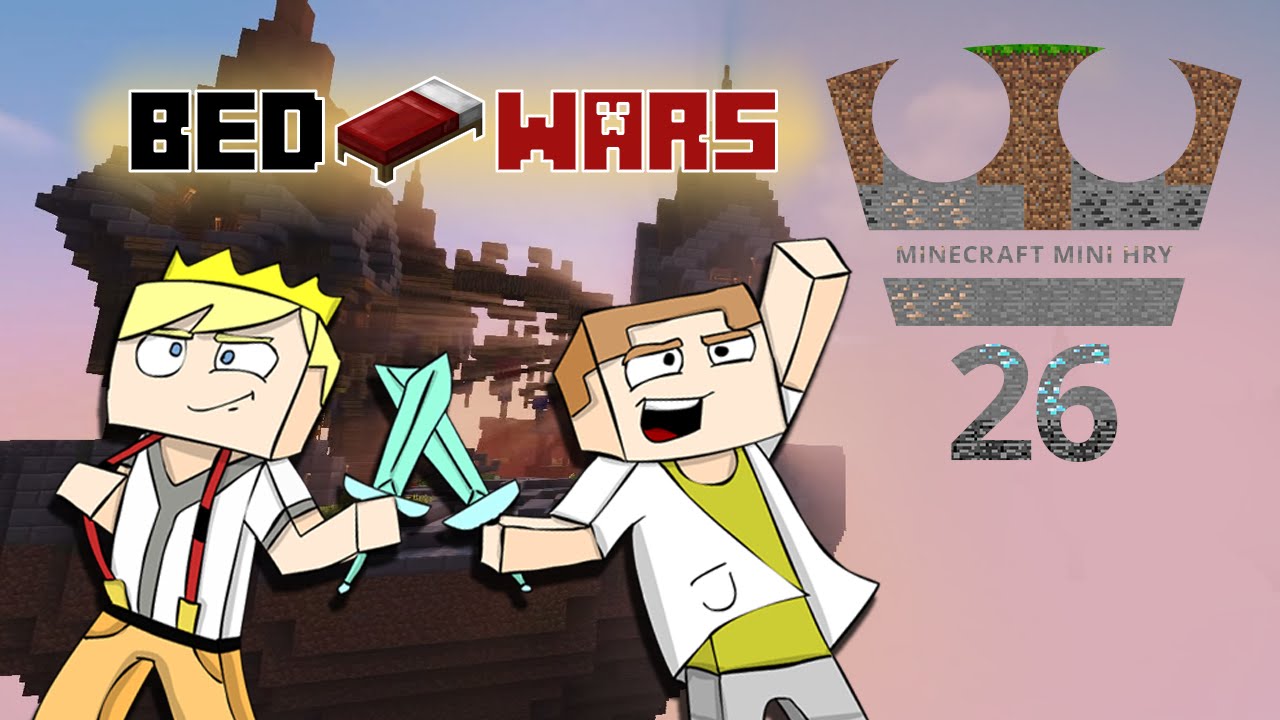 Jirka a GEJMR Hraje - Minecraft Mini hry 26 - Nové BedWars