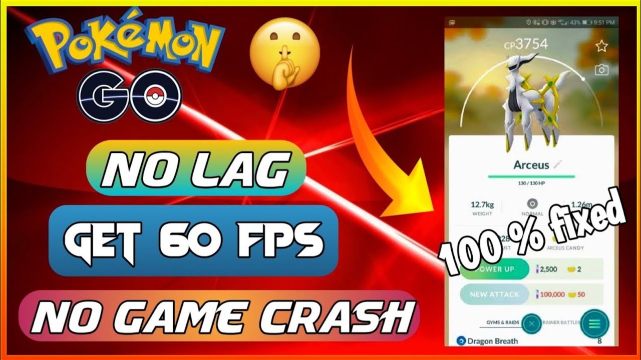 How to fix lag in Pokemon Go | No heat problem | Get 60 fps