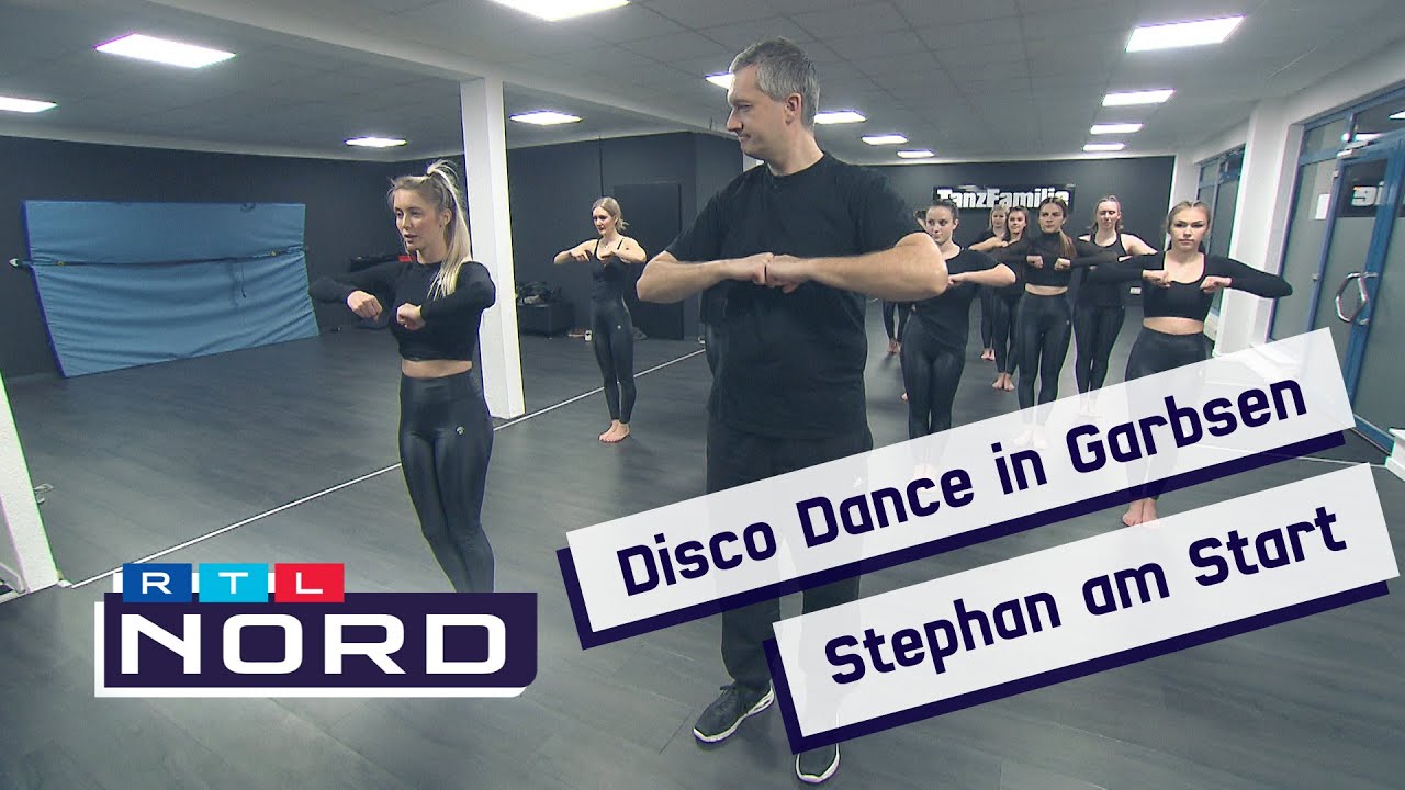 Stephan am Start: Als Hahn im Korb beim Disco Dance in Garbsen