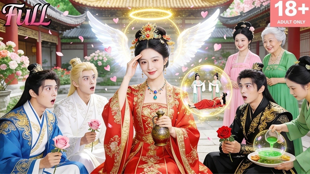 Enters a book, family and prince hear her voice, exposes villain, gets pampered!