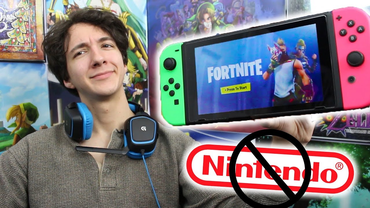 Nintendo Hater Plays Fortnite On Switch