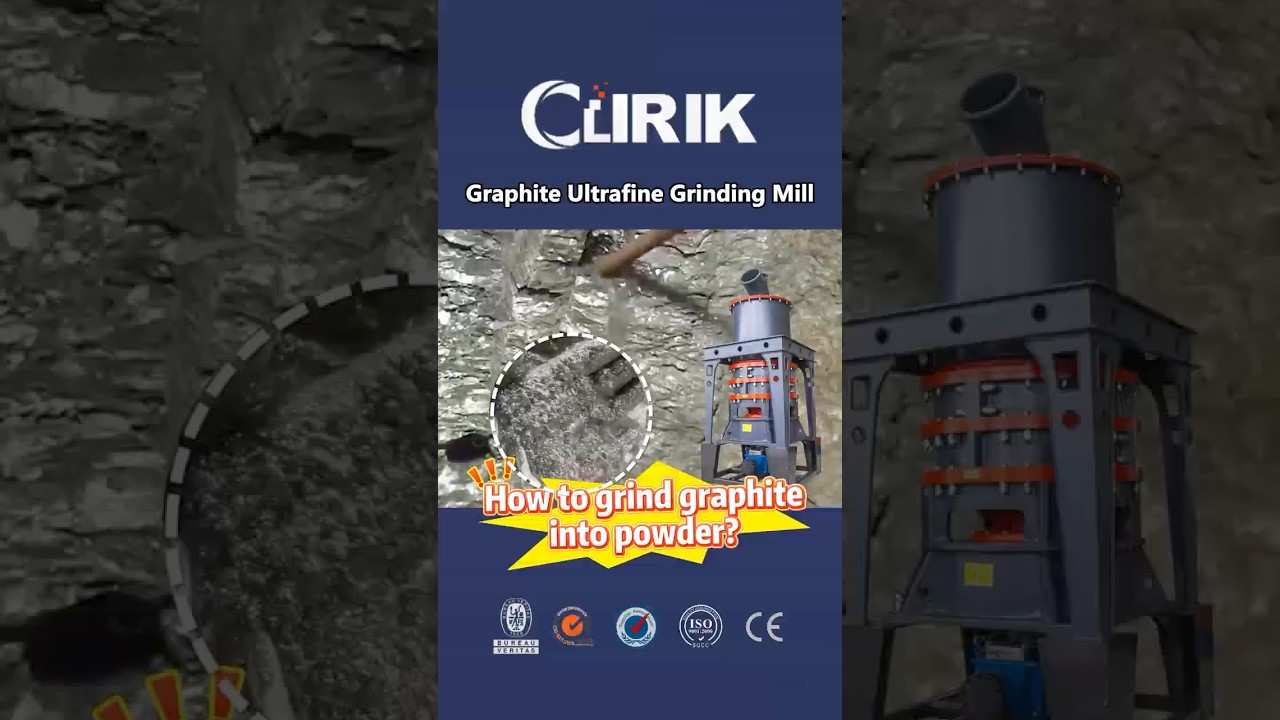 Graphite Ultrafine Powder Grinding Mill Machine From China Mineral Equipment #mineral  #machine