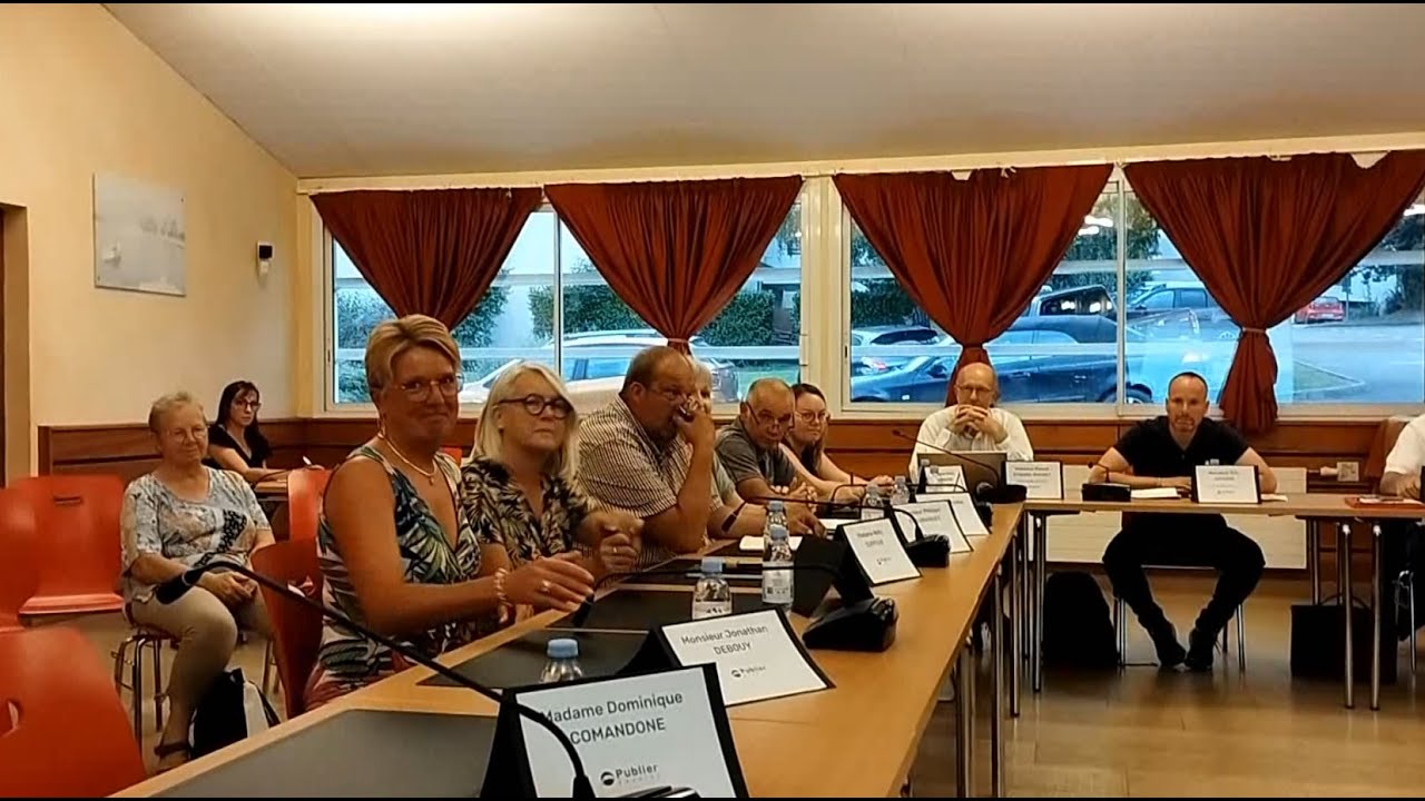 Réunion publique du conseil municipal du mardi 25 juin 2024