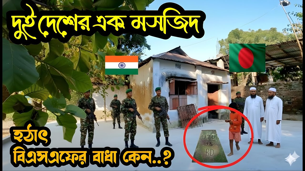 দুই দেশের এক মসজিদে হঠাৎ কেন বিএসএফের বাধা ২০০ বছর পরে..? india Bangladesh Border Musque✅