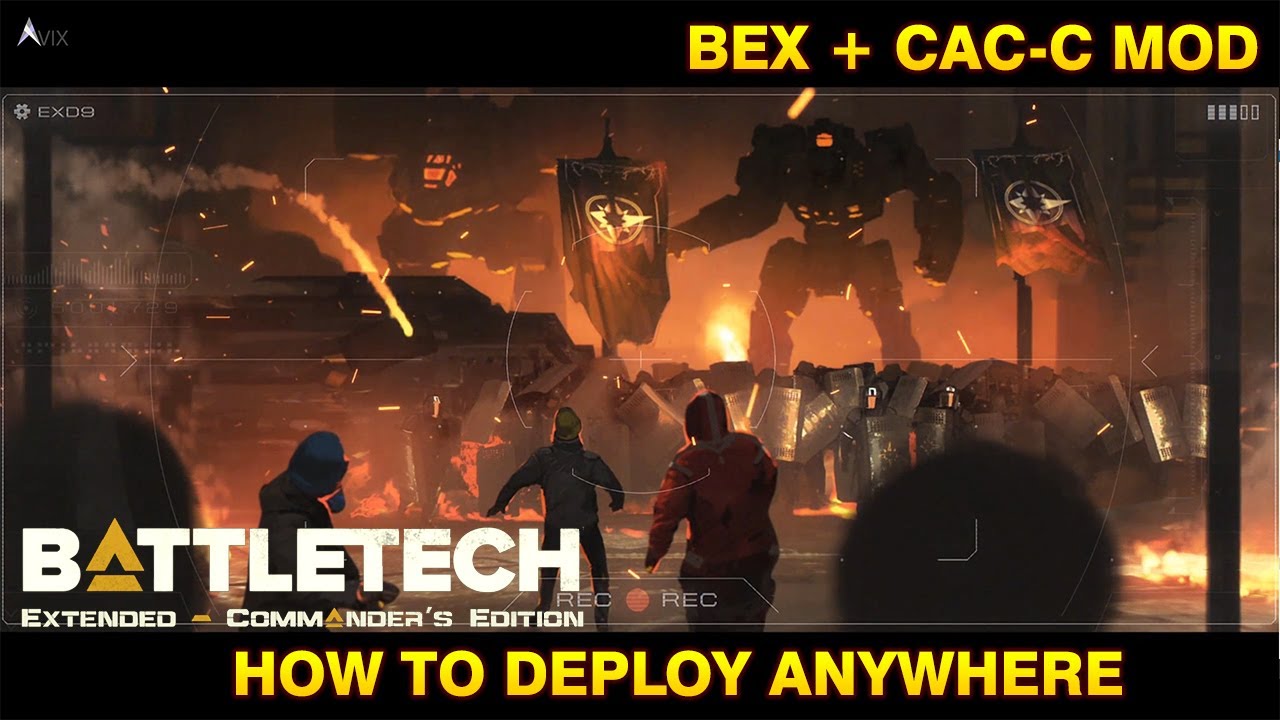 How to Deploy Anywhere - Battletech Extended CAC Mod