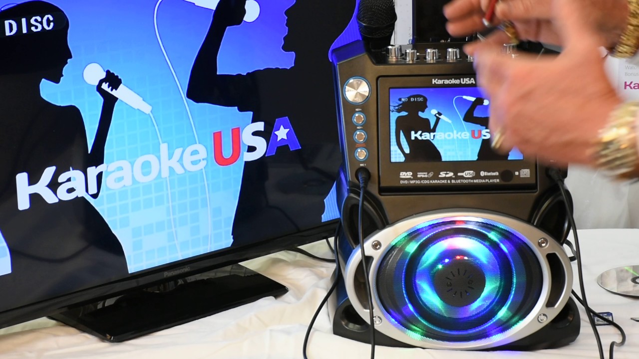 GF842 DVD/CDG/MP3G Karaoke Machine with 7