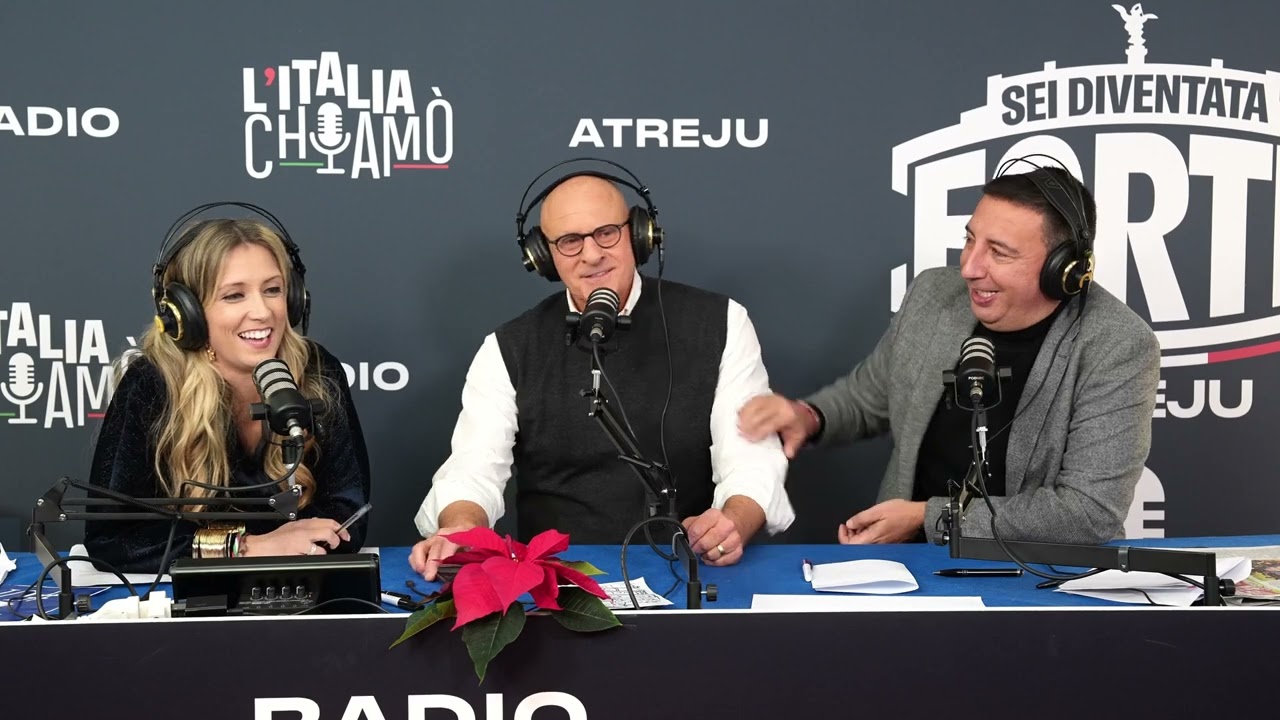 Fabio Rampelli in diretta a Radio Atreju