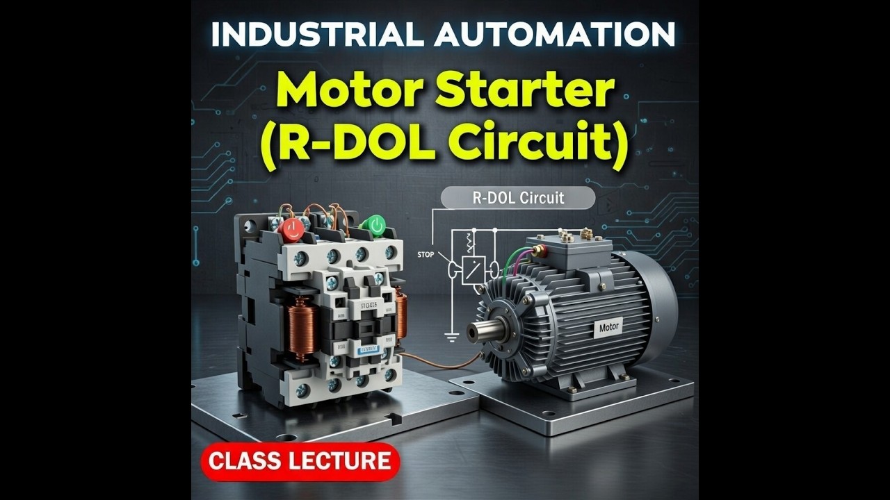 R - DOL Starter ।। Industrial Motor Controlling Class 03 ।। ইন্ডাস্ট্রিয়াল অটোমেশন শিখুন ঘরে বসে।।