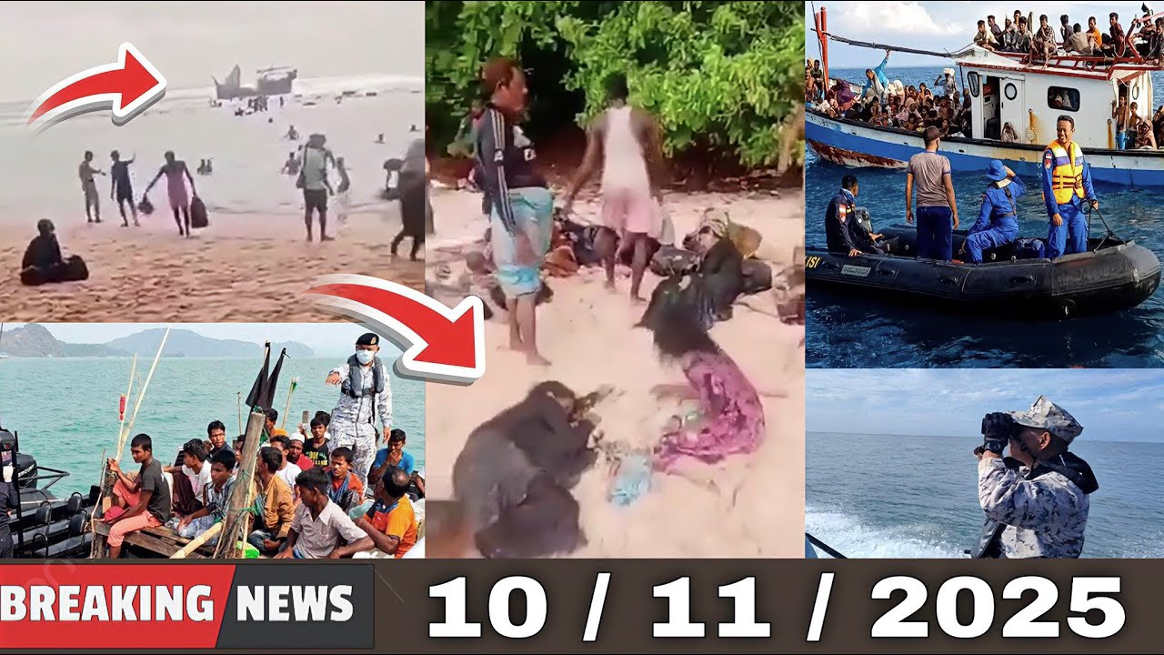 Malaysia ship News 10 / 11 / 2025 || Today Rohingya News Update ||  Rohingya Daily news 
