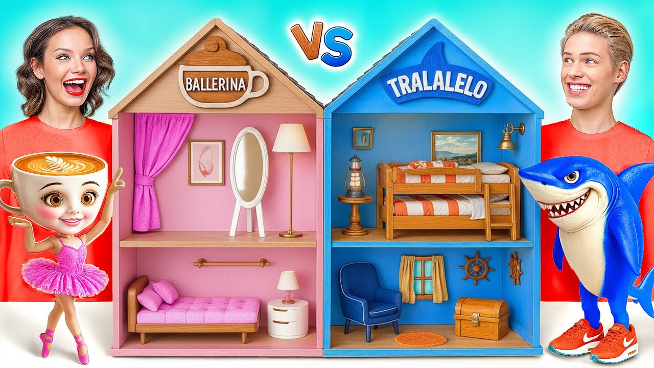 Construim o Casă Uimitoare | Balerină Cappuccina vs Tralalero Tralala Multi DO Best