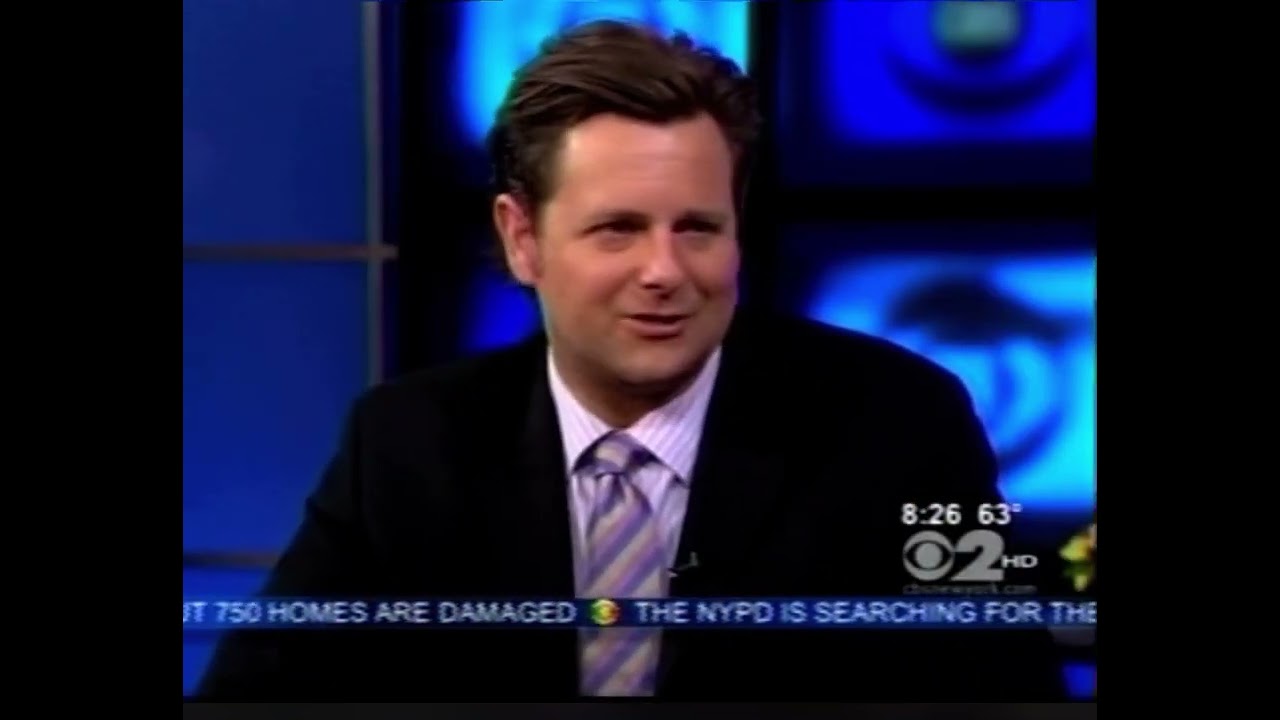 Edward Staudenmayer on CBS 2 News Sunday for Wonderland the Musical
