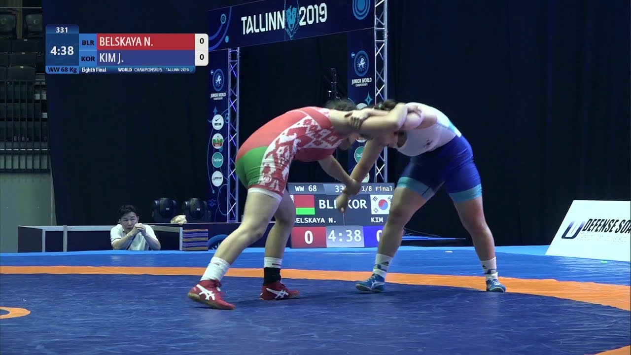 1/8 WW - 68 kg: N. BELSKAYA (BLR) v. J. KIM (KOR)