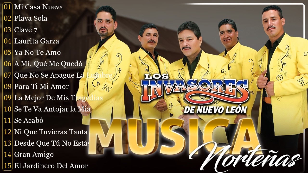 Los Invasores de Nuevo León – Norteñas Viejitas Inolvidables Mix