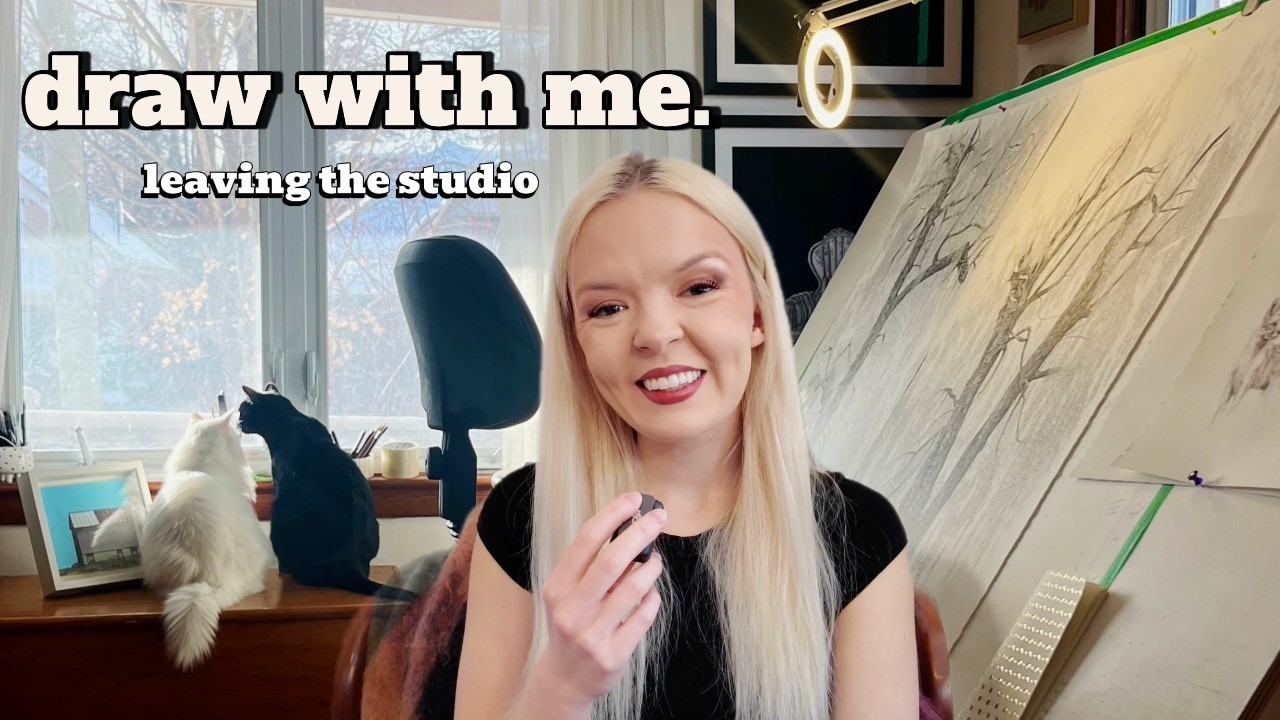 Cozy Coffee Date; my materials, drawing in public, and changing routine anxiety