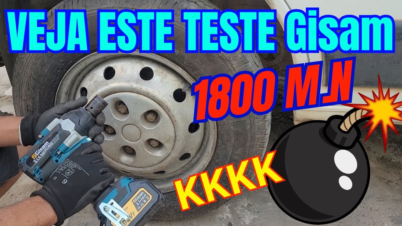 ✅PARAFUZADEIRA GISAM DE IMPACTO 1800 N M