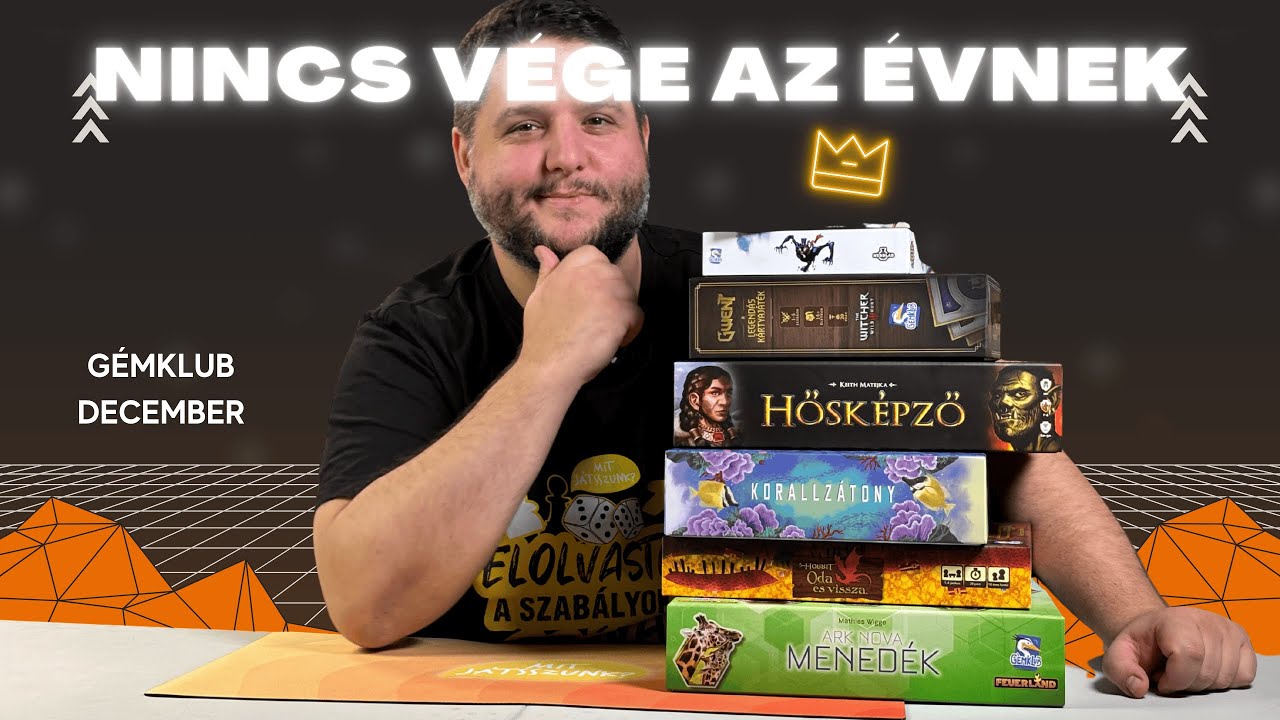 Nincs vége az évnek! 😋😎😜 - Decemberi Újdonságok a Gémklubtól