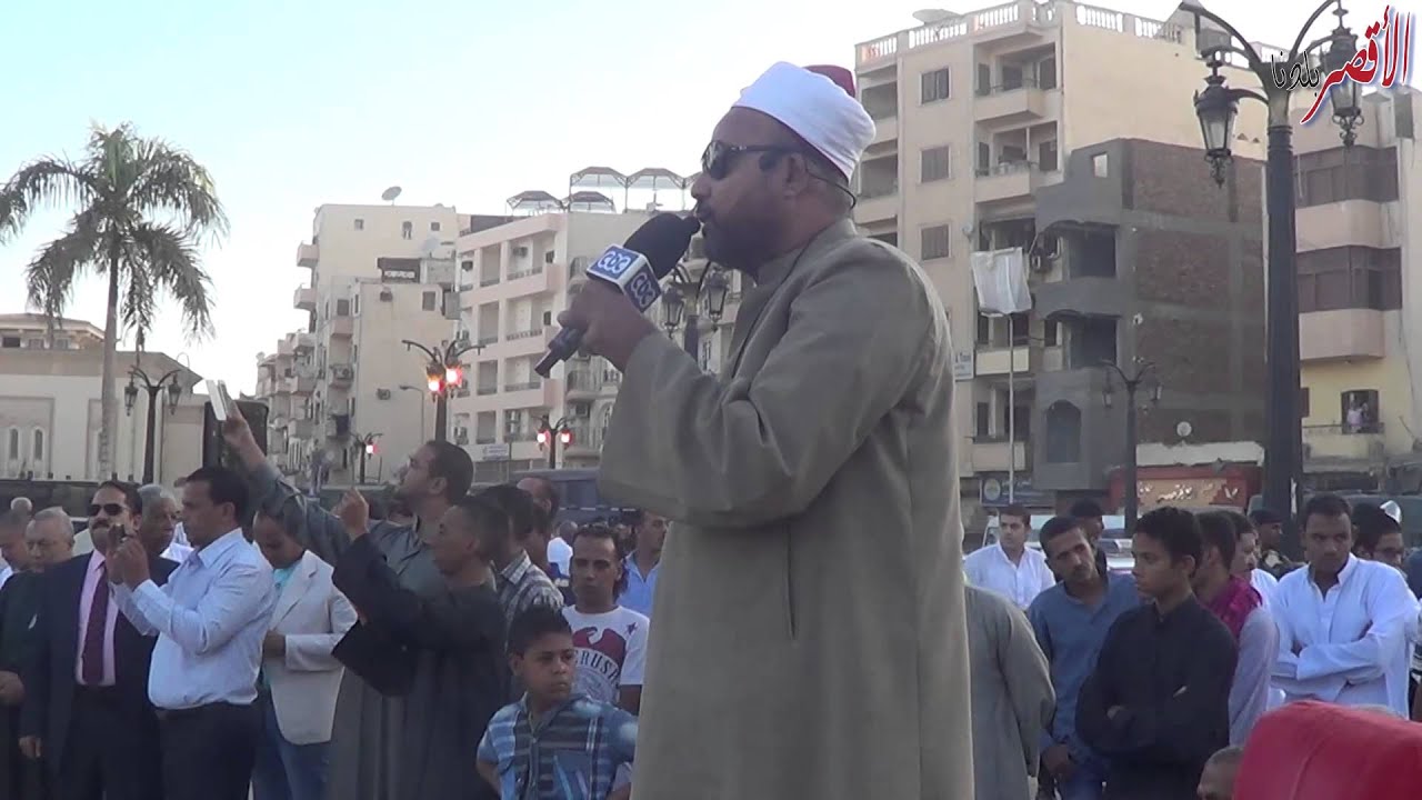 الالاف من اهالي الاقصر يؤدون صلاة عيد الاضحي بساحة ابوالحجاج