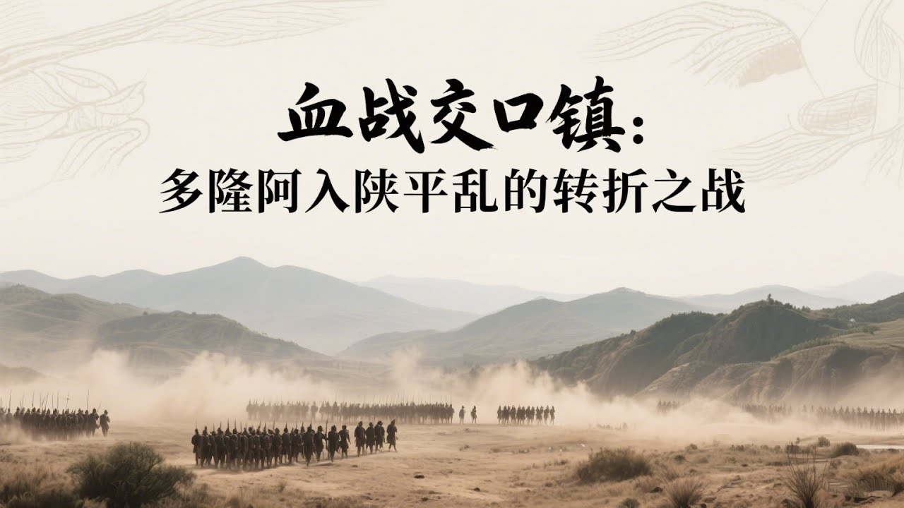 血战交口镇：多隆阿入陕平乱的转折之战