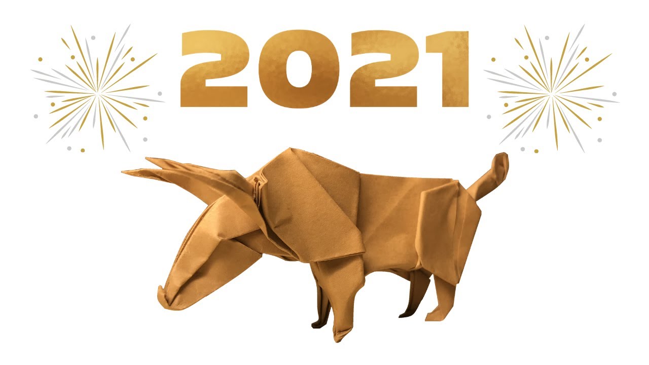 ORIGAMI BULL TUTORIAL - YEAR OF THE BULL 2021🎇