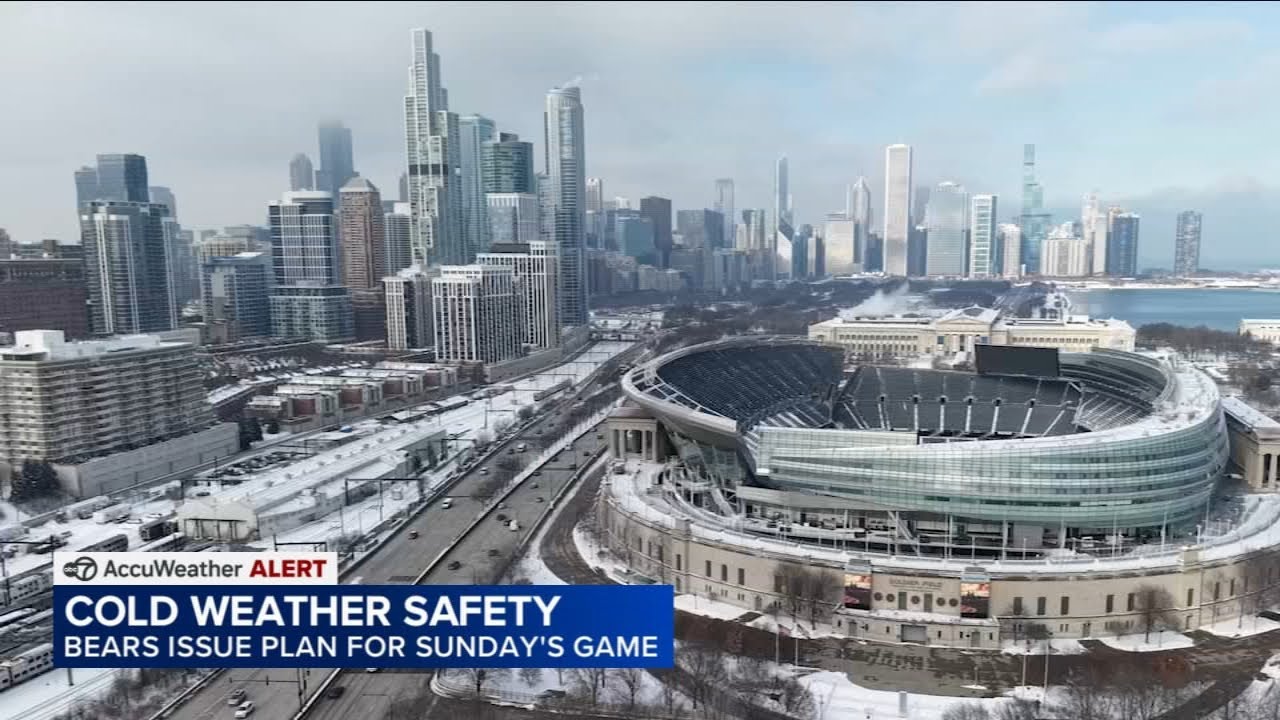 Fans, players bracing for what could be one of coldest Chicago Bears games ever this Sunday