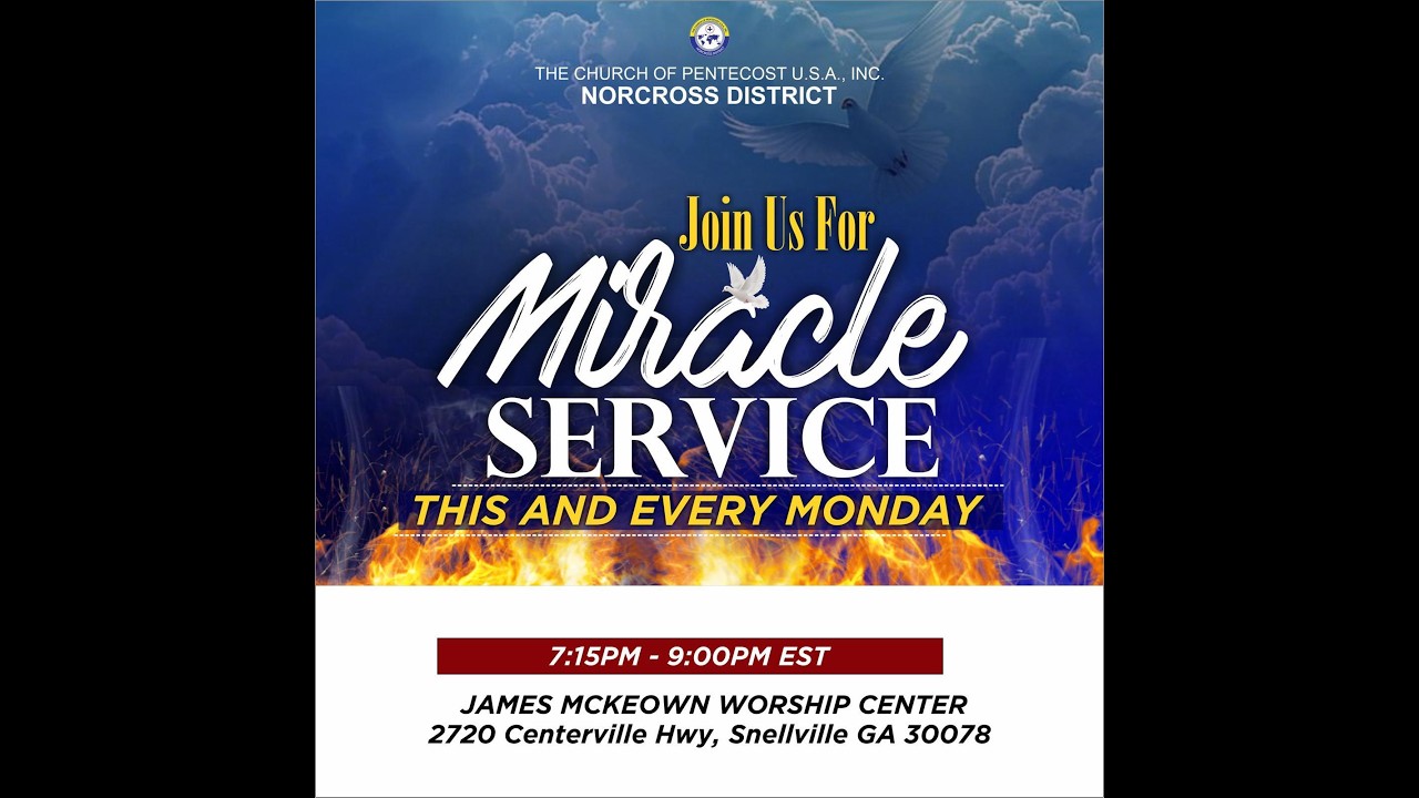 The Church Of Pentecost - JMWC | MONDAY MIRACLE SERVICE  - 02/16/26