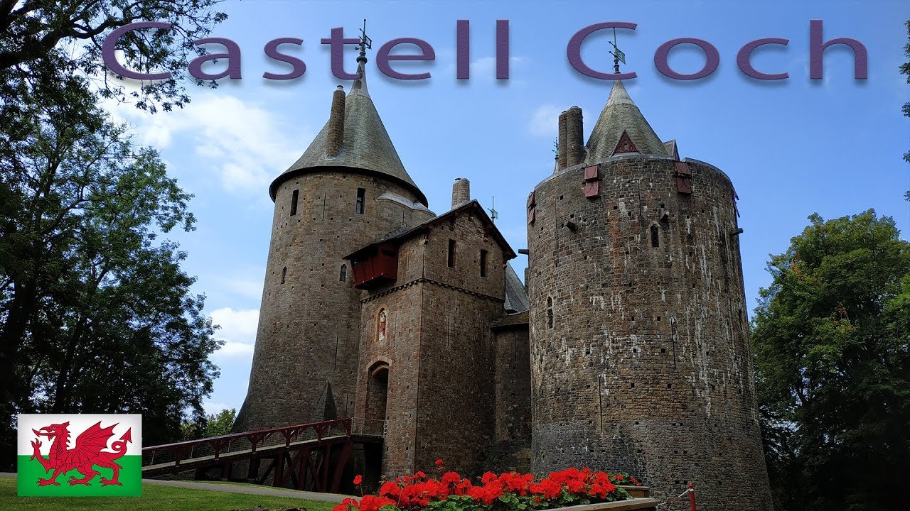 Castell Coch Wales's fairy-tale castle.  Walk July 2019