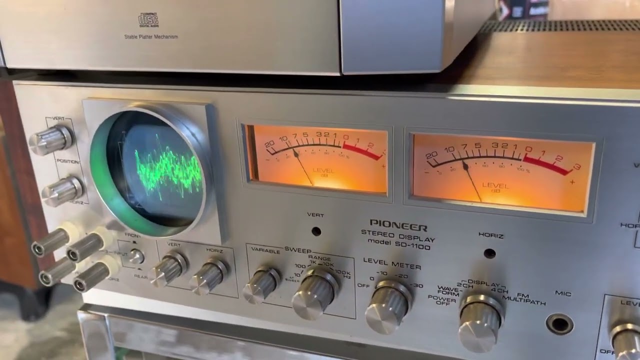 PIONEER SD-1100 Stereo Display Audio Scope Very RARE almost impossible to get! Get On Technogold.es