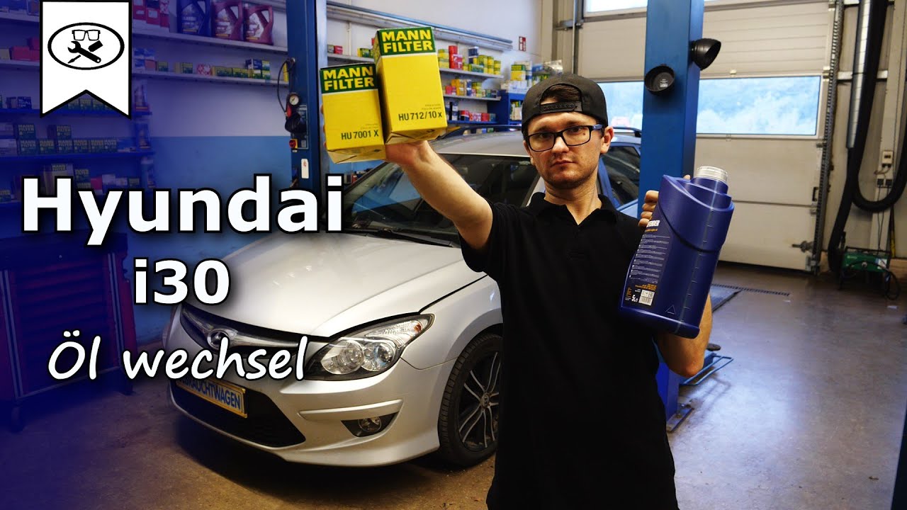 Hyundai i30 Öl wechseln | oil change | VitjaWolf | Tutorial | HD