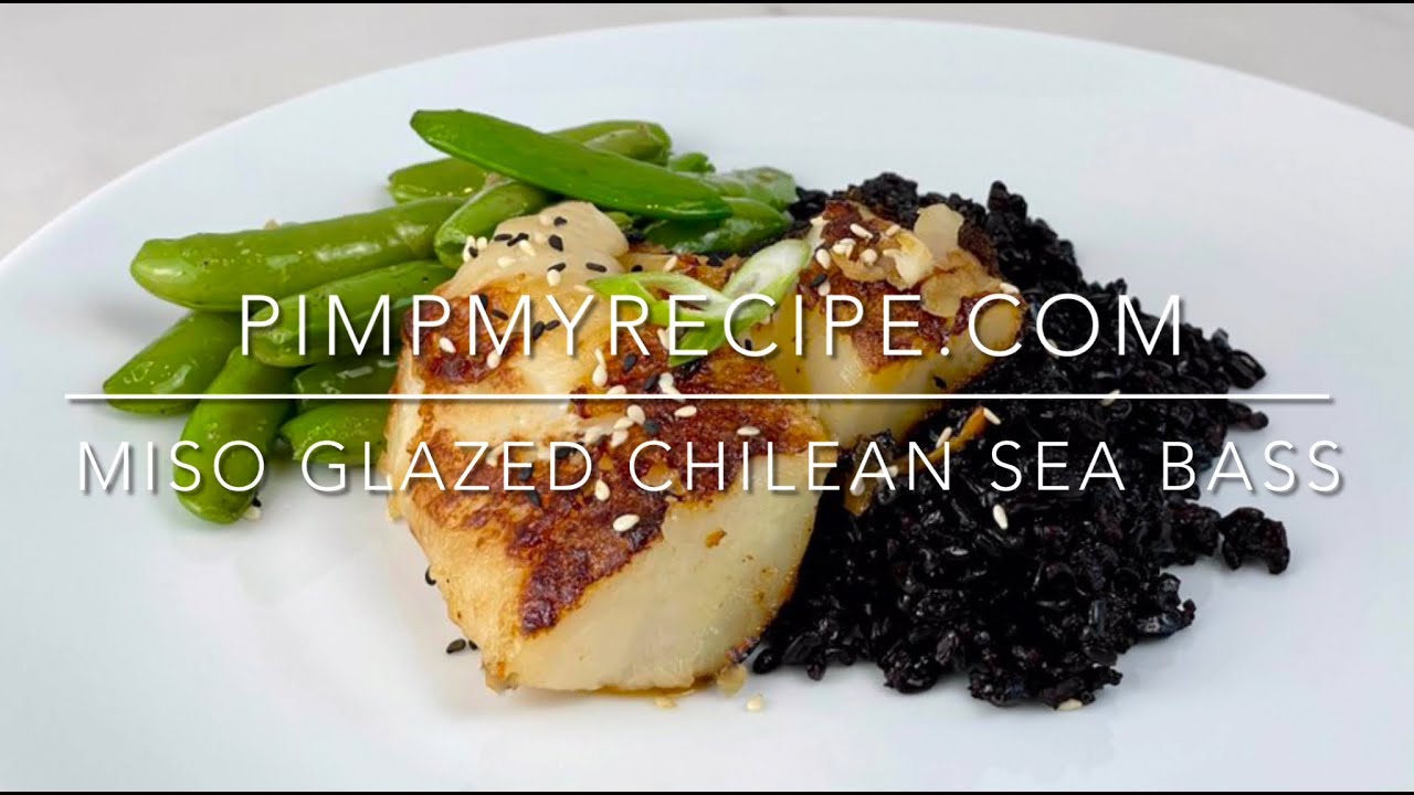 MISO GLAZED CHILEAN SEA BASS WITH GINGER - How to Make Miso Glazed Sea Bass (or Cod)!