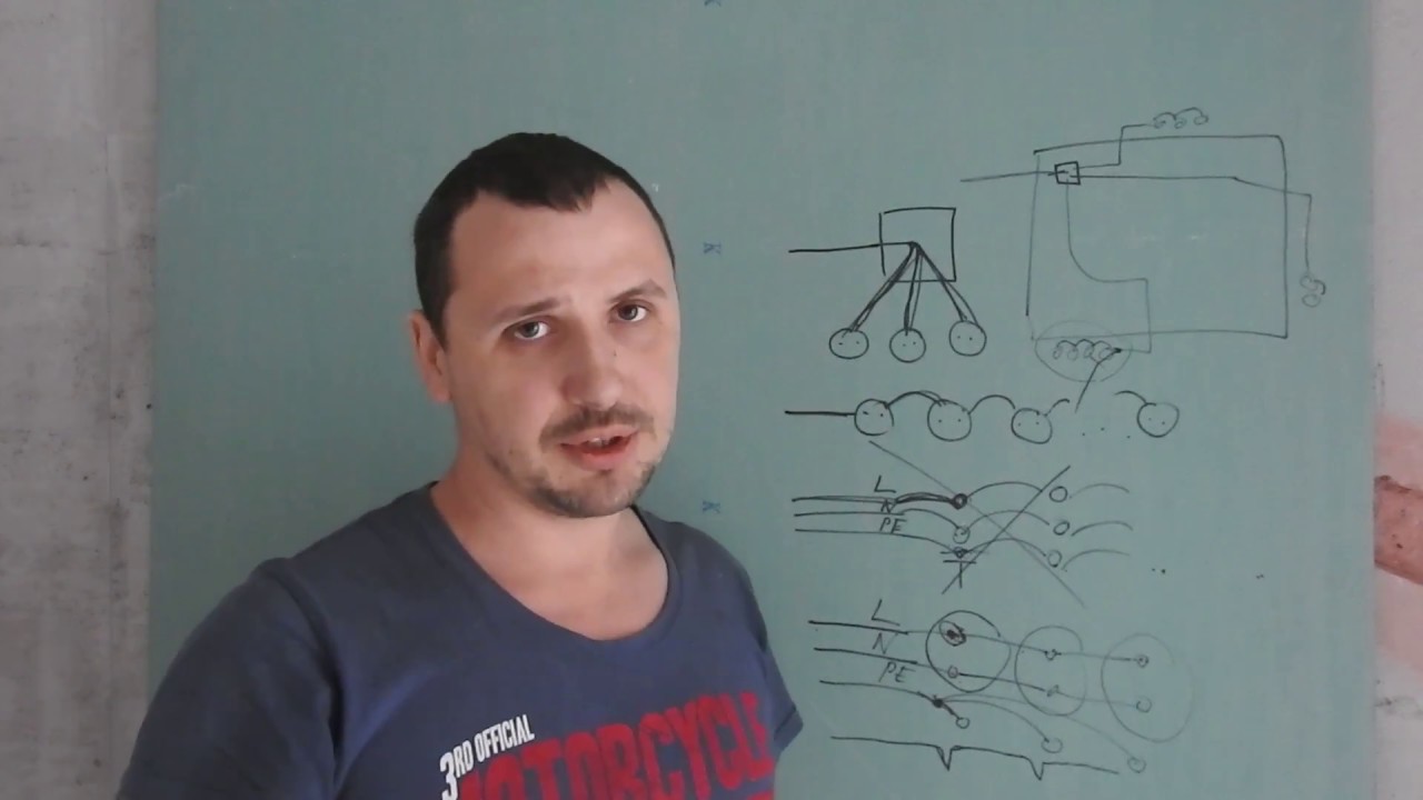 Электромонтаж. Часть 1 - Схемы проводки для 
